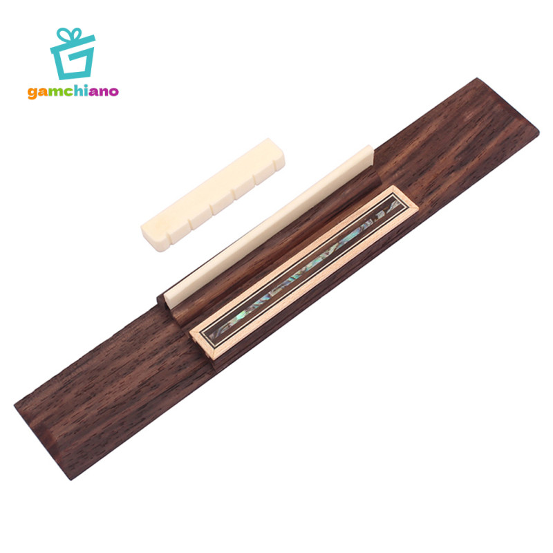 Cầu đàn guitar 6 dây có đai ốc yên ngựa cho đàn guitar cổ điển Acoustic Accs