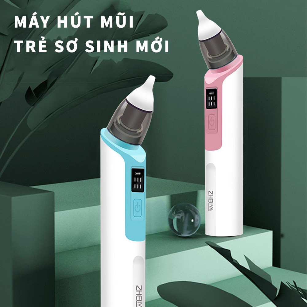 Máy hút mũi cho bé sơ sinh 6 chế độ cầm tay an toàn không đau tổn thương kèm sạc pin tiện dụng