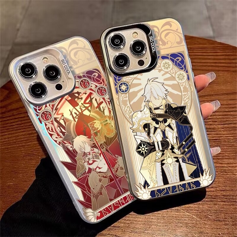 Ốp Điện Thoại Phainon Cho IPhone 11 16 12 13 Mini Pro Max 7 + 8 + 8 7 6 6S 16 Plus SE 2022 16E Shell Honkai Star Rail Hard Laser IMD Phim Hoạt Hình Thời Trang Chống Sốc Sang Trọng