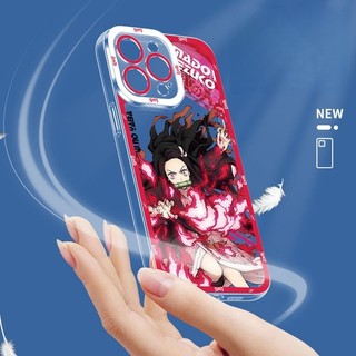 Ốp Điện Thoại Cho RENO 13 12 14 Pro10 Plus 14F 13F 12F OPPO A5 5G A5X A57 2022 A77S Anime Demon Slayer Hoạt Hình Nóng Silicon Trong Suốt Chống Sốc Trong Suốt Mềm Mại