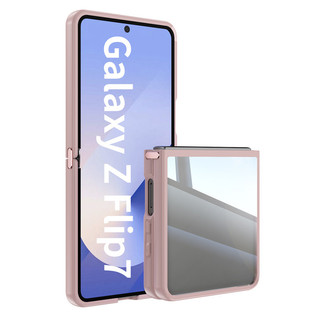 Ốp lưng mỏng chắc chắn Samsung Galaxy Z Flip 7 6 5 Vỏ bảo vệ TPU + PC trong suốt