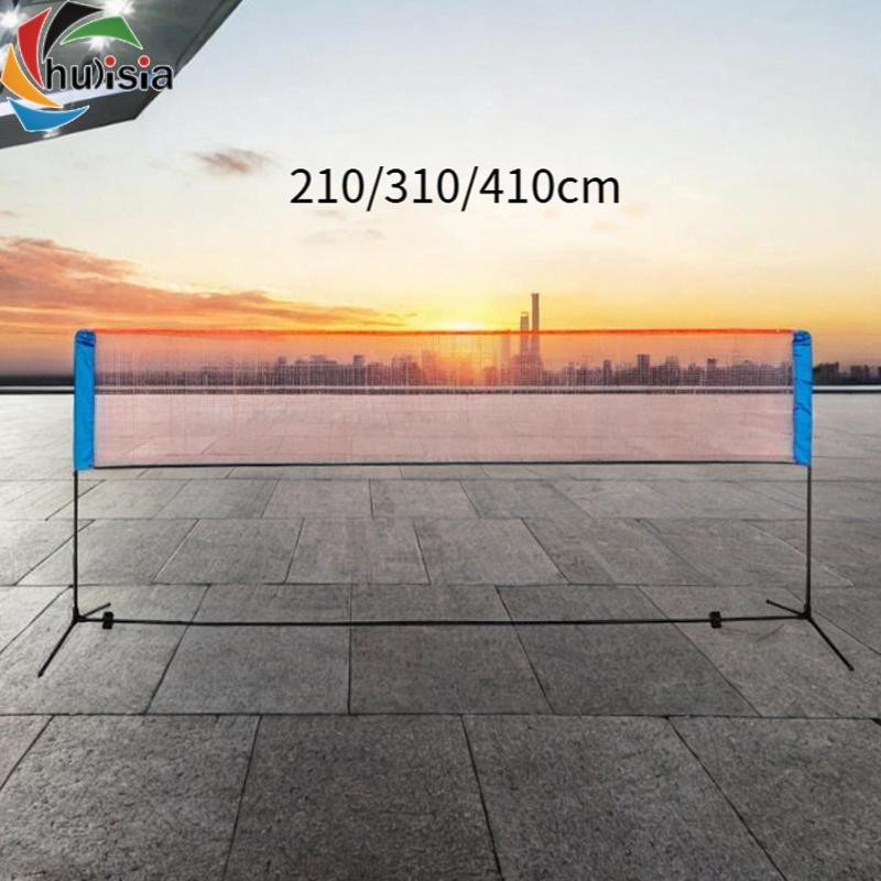 chulisia Bộ lưới đa năng gấp gọn di động cho cầu lông và tennis, phù hợp sử dụng ở sân sau hay bãi biển