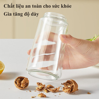 Bình thủy tinh xịt dầu ăn Bình xịt dầu ăn phun sương phun đổ 2 chế độ tản dầu đồng đều chống bám dầu - FE123