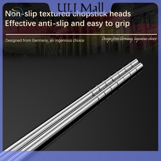 ULJ 1 Đôi Đũa Inox Dài Đũa Nấu Mì Lẩu Chiên Sâu Đũa Trung Quốc Đũa Kim Loại Có Thể Tái Sử Dụng.