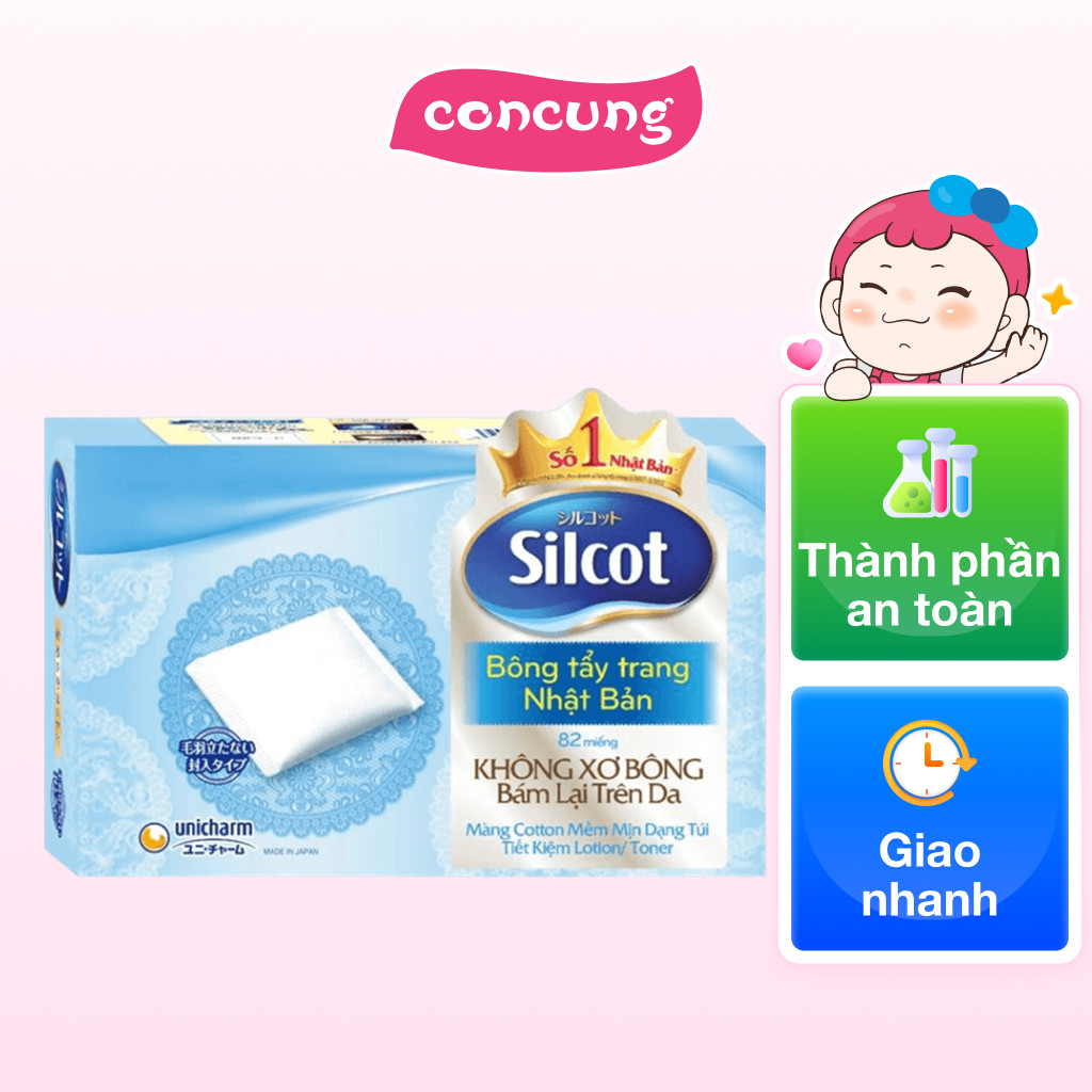 Bông tẩy trang Silcot (82 miếng) | Shopee Việt Nam