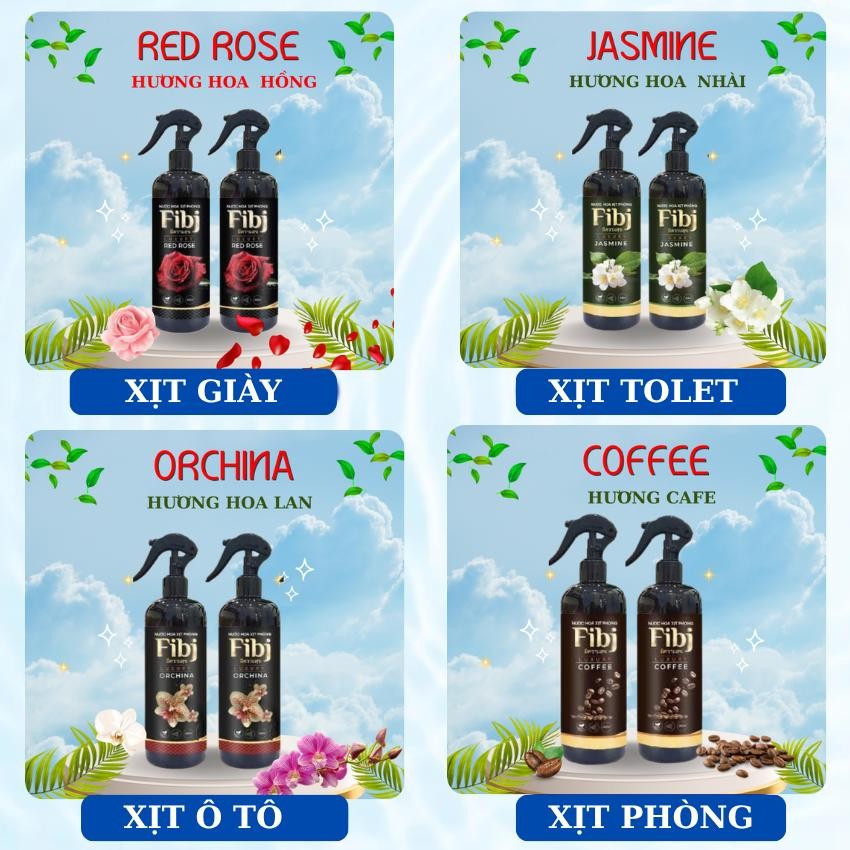 Xịt Khử Mùi Fibj Hoa Lan - Hình ảnh thực tế