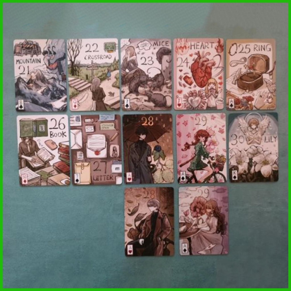 Người mới bắt đầu Tarot Deck 42 Thẻ đồ chơi để bàn Giải trí di động Bộ bài toán Oracle Tool cho du lịch gia đình