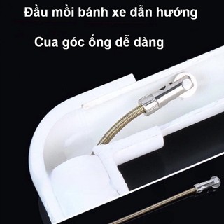 【COD】Dây Mồi Cáp Lụa Thép Hợp Kim Đầu Bánh Xe – 4mm Chuyên Dụng Luồn Dây Trong Ống Ghen – Chiều Dài 5 Mét 10 Mét 15 Mét