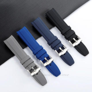 Dây đeo đồng hồ silicon đầu cong đầy màu sắc cho đồng hồ mặt trăng OMEGA Seamaster Đồng thương hiệu Planet Series Dây đeo đồng hồ cao su mềm dành cho nam nữ Thể thao MERCURY Mặt trăng sao Thổ