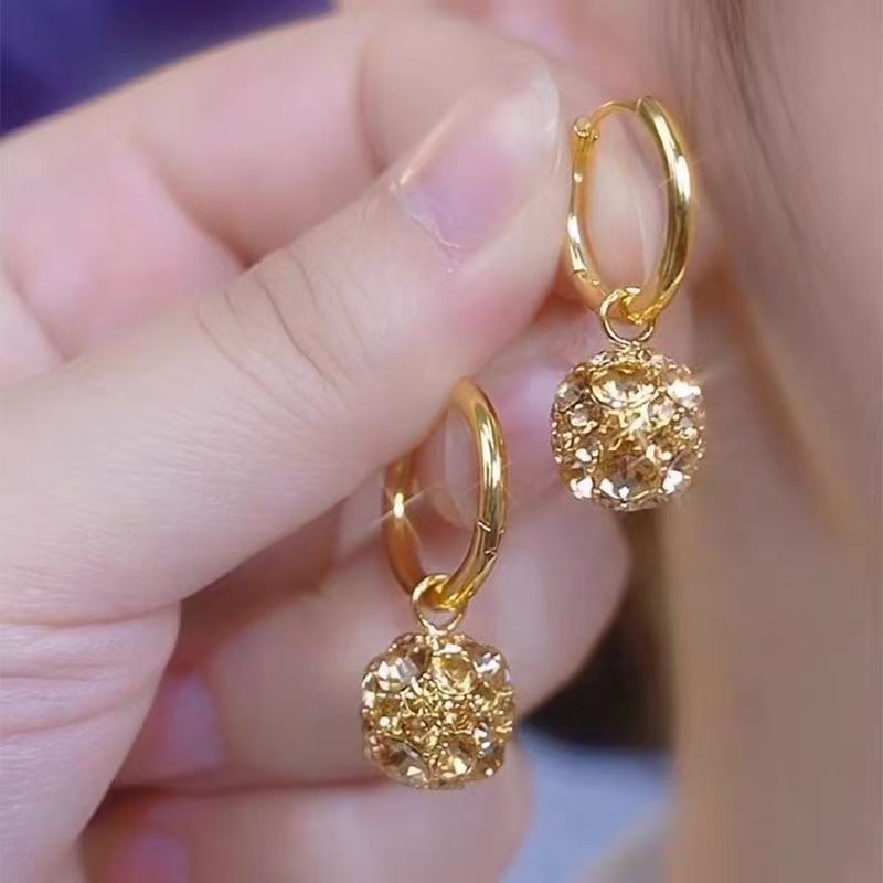 Phụ Nữ Thanh Lịch Nhẹ Bông Tai Sang Trọng Thời Trang Tiệc Khóa Tai Quà Tặng Sinh Nhật Khóa Tai Không Gây Dị Ứng