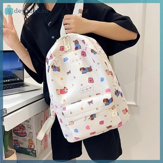 Deyangk Hoạt Hình Dễ Thương Chó Con In Ba Lô Dung Tích Lớn Thường Ngày Học Sinh Schoolbag Thời Trang Tinh Tế Cá Tính Xu Hướng Túi Du Lịch Quà Tặng VN