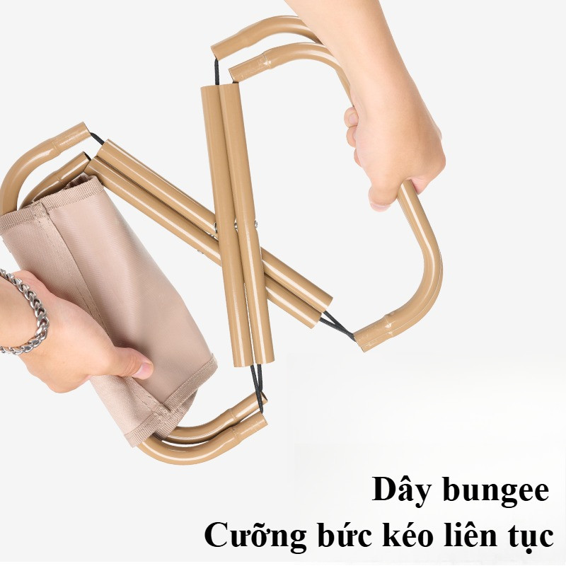 Ghế Gấp Dã Ngoại,Phù Hợp Cắm Trại & Câu Cá,Khung Thép Carbon Chịu 100kg,Dễ dàng mang theo