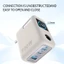 Treeling Bộ sạc không độc hại Bảo vệ thiết bị 100W Bề mặt chống trầy xước Khả năng hiển thị màn hình Silicon linh hoạt Con