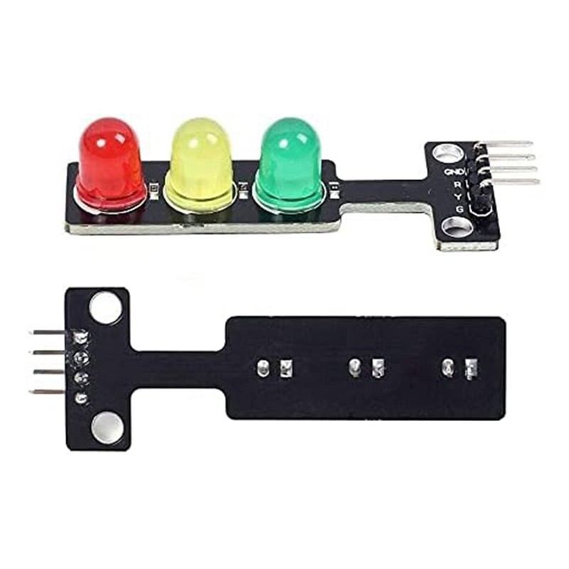 Bộ 5 Đèn Giao Thông Mini LED DC 5V 5MM Mô Đun Màn Hình DIY Project Kit, Hệ Thống Giao Thông Mô Hình Đèn Giao Thông