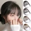 CORALTIDE Mini Fake Bangs, Tổng Hợp Đen Nâu Không Khí Nổ Tóc, Dành Cho Bé Gái Nữ Tóc Nối Dài