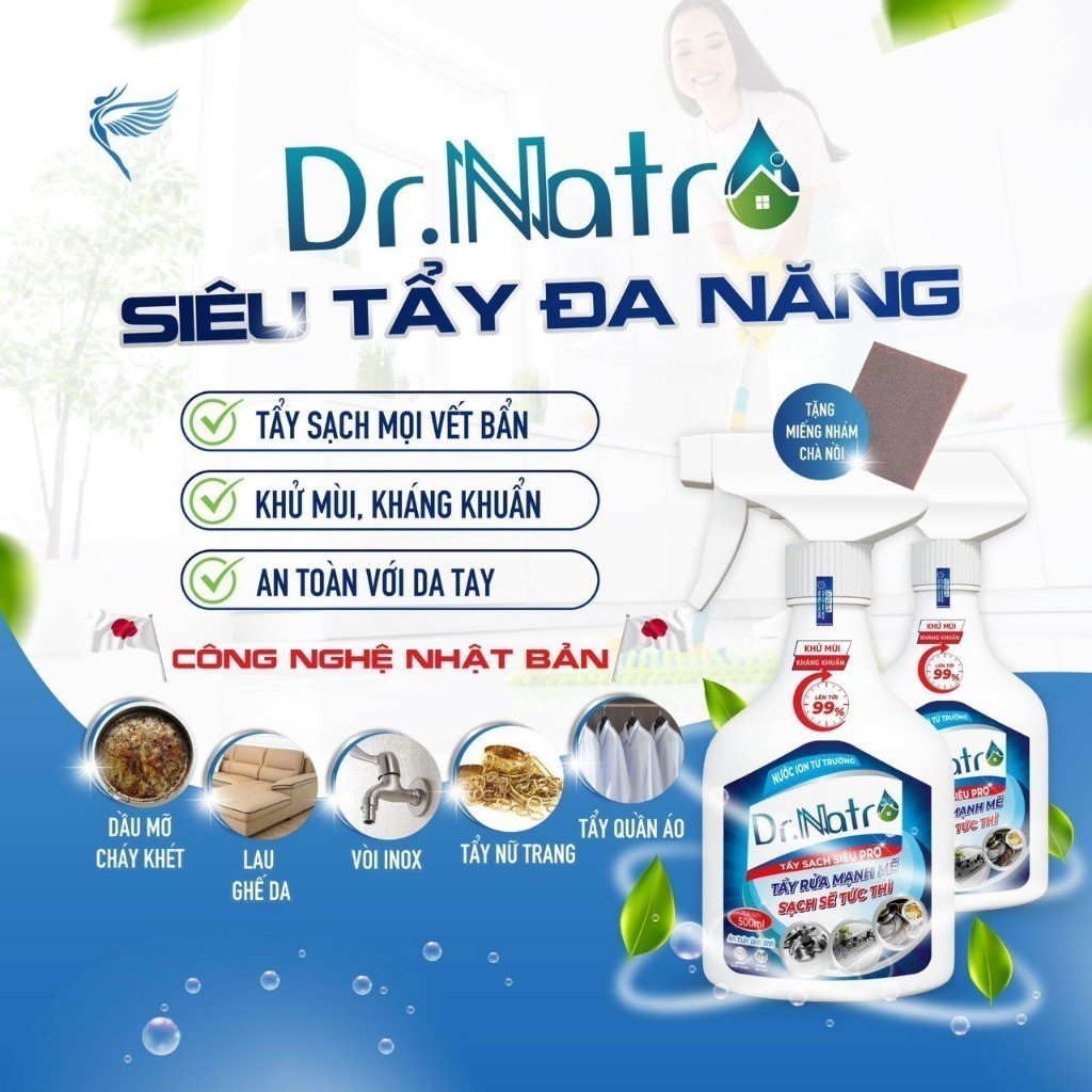 Chất lượng Sản Phẩm Tẩy Rửa Đa Năng Dr Natro