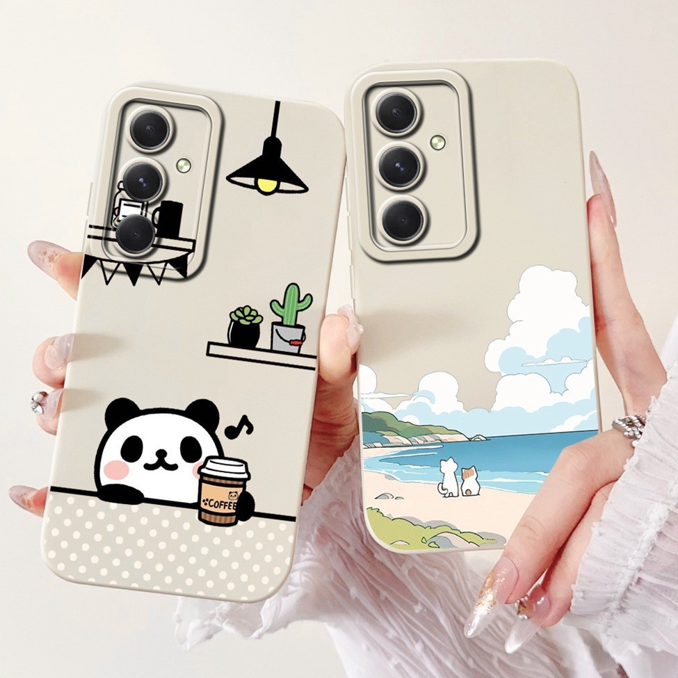 Dành Cho Samsung S23FE Ốp Lưng S711B Chống Sốc Thẩm Mỹ Mèo Dễ Thương Bé Trai Màu Đen Ốp lưng Samsung Galaxy S23 FE Ốp Lưng