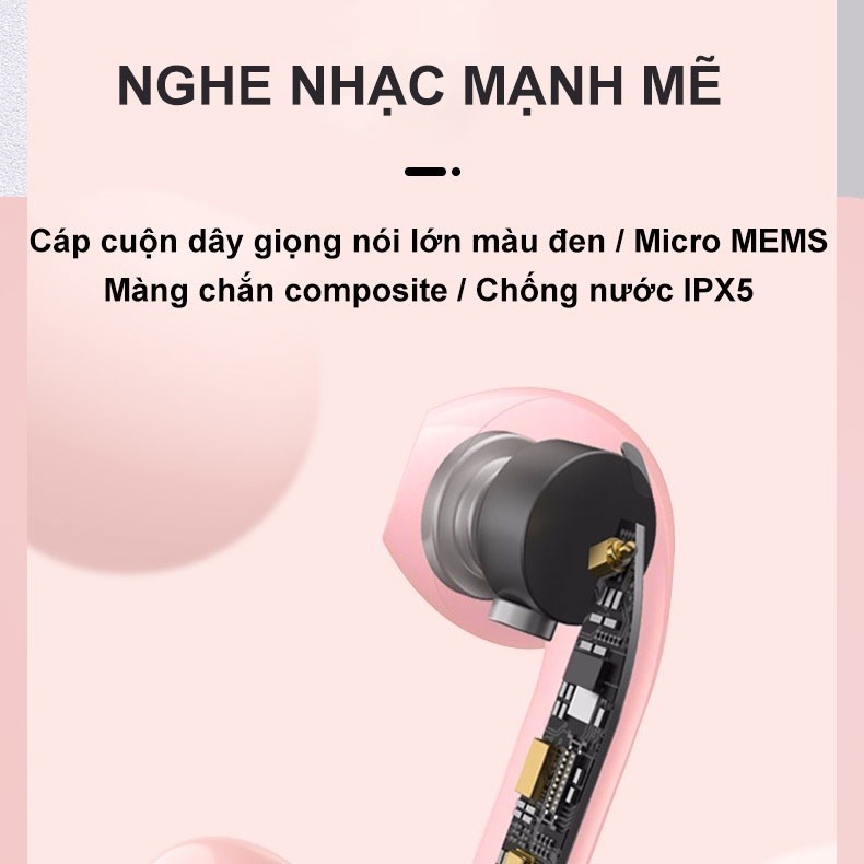Tai Nghe Bluetooth Pro 6 Kèm Dock Sạc Nhỏ Gọn Âm Thanh Cực Hay Phiên Bản Quốc Tế 2026
