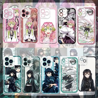 Anime Demon Slayer Tokitou Muichirou Kanroji Mitsuri Vỏ Cho OPPO A5S A3S A5 A9 2020 A17 A15 A15S A16 A16S A54S A78 A54 A36 A96 A76 A52 A92 A72 Vỏ Điện Thoại Hoạt Hình