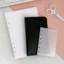 Bộ tách phân loại trang GETVOW, Chỉ số giấy tách A5 A6 màu trắng đen, Thẻ lập chỉ mục Trang sổ tay trong suốt 6 lỗ tab trang chỉ mục