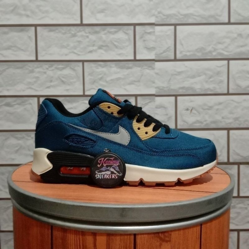 Nk Air Max 90 Tokyo Blue Premium Authentic Chính hãng | Shopee Việt Nam