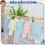 Bộ dài tay màu thun lạnh TP cho bé mềm mịn in hoạ tiết cho bé sơ sinh 3-9kg DL004 Đậu Đậu Store