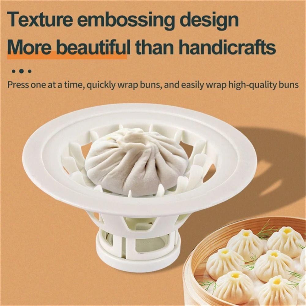 Khuôn Làm JiKK Baozi, Khuôn Bánh Bao Tự Chế ABS, Máy Làm Bao Buns Loại Hoa DIY