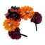 Woke Witch Rose Headband Trang phục phù thủy Halloween Skull và Dark Flower cho chương trình trực tiếp