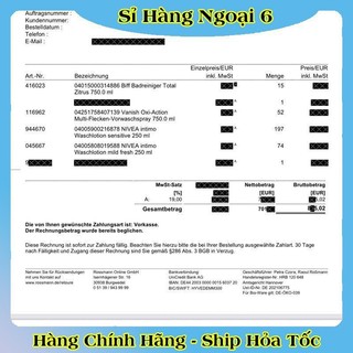 [auth] [Chính Hãng ĐỦ BILL] DUNG DỊCH VỆ SINH PHỤ NỮ NIVEA ĐỨC 250ML [Hot]