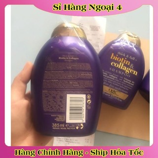 [auth] Dầu gội và xả chống rụng tóc Biotin & Collagen Đức- 385ml Đủ Bill [Hot]