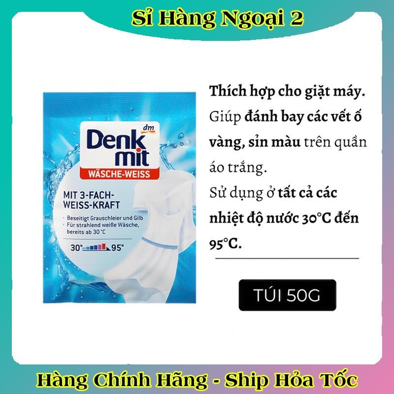 Bộ Giấy tẩy trắng, tẩy trắng cổ áo,giấy chống phai màu quần áo Denkmit và giấy nhuộm đen Heitmann Đức- Date mới Đủ Bill