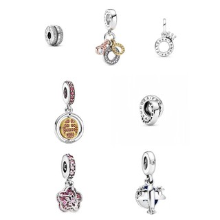 Spot goods [2024 new hot sale] charm s925 handmade beads DIY charm cat eye moon beads loose Beads Charm