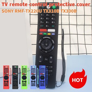 Vỏ Bọc Điều Khiển Từ Xa Bằng Silicon Mềm Chống Bụi Bảo Vệ Toàn Diện Cho SONY RMF-TX220U TX310B