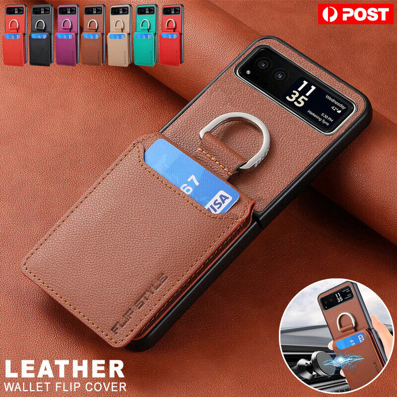 Ốp lưng Motorola Razr 50 40 Ultra 5G Ring Stand Bao da từ tính | Shopee ...