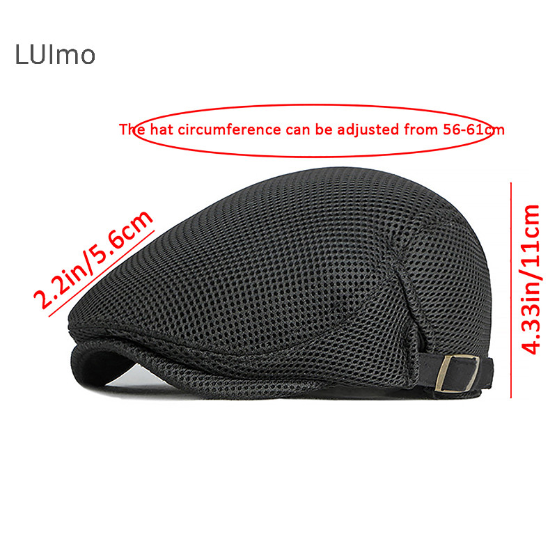 Luimo 1Pc Nam Mũ Nồi Mũ Cho Mũ Phẳng Mũ Lưới Thoáng Khí Mũ Golf SBS