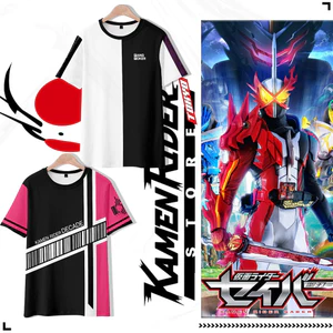 Hàng hóa Kamen Rider Thiết kế thời trang mùa hè Áo thun ngắn tay trang phục Anime