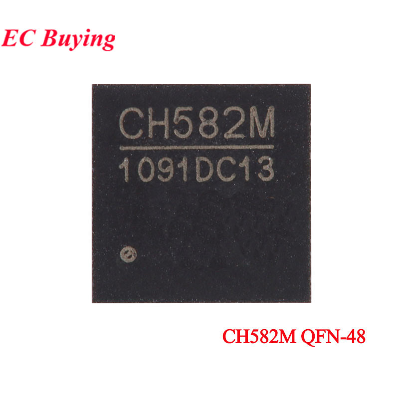 Ch582m QFN-48 CH582 QFN48 Bộ vi điều khiển MCU 32 bit tích hợp với IC ...