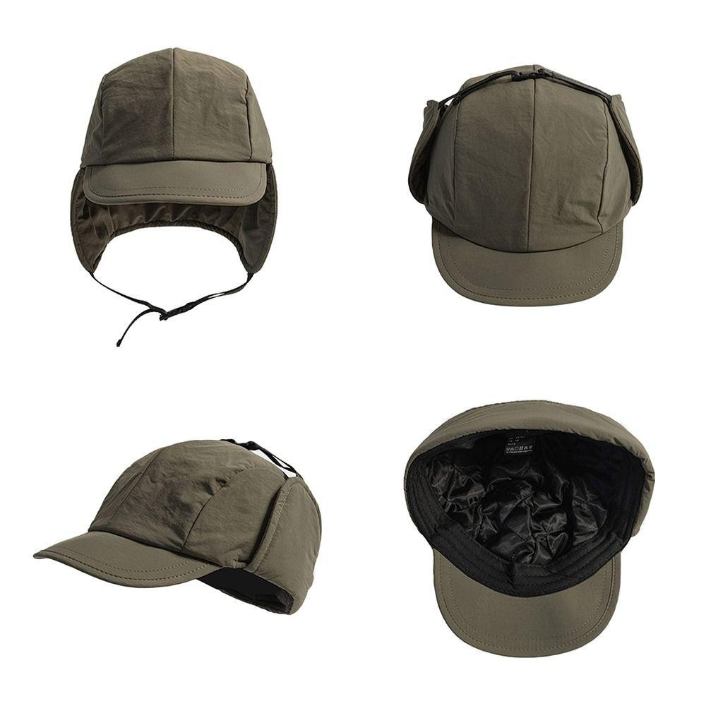 Mũ Bomber GUSTAVA, Mũ mùa đông dày Nhật Bản, Bảo vệ tai ngoài trời Mũ lông Ushanka ấm áp thông thường dành cho nam nữ