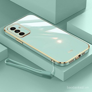 Miễn phí mô hình thẳng cạnh mềm Trường hợp với dây đeo sang trọng cho Samsung Galaxy A55 A15 A35 A54 A24 A14 M54 M14 4G 5g nrnj