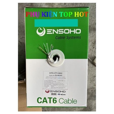 Cáp mạng ngoài trời CAT6 UTP ENSOHO EN-U6CA23E