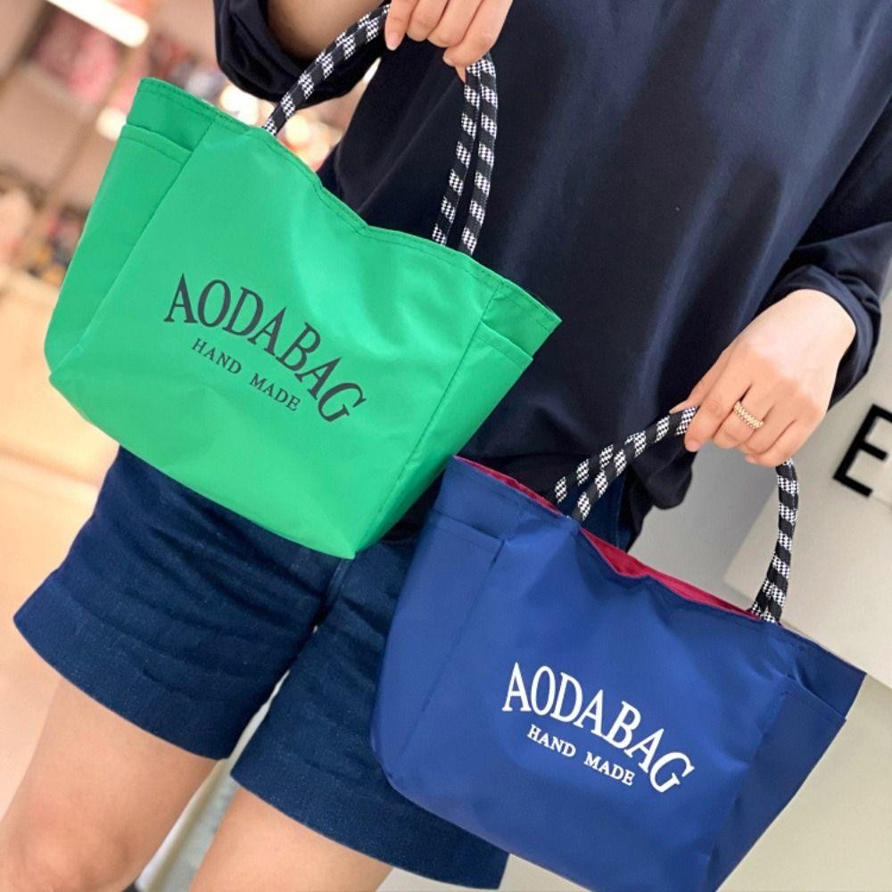Túi Tote SAIA, Túi Đeo Ngang Dung Tích Lớn Chữ Đơn Giản, Túi Mẹ Chống Thấm Nước