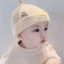 Mũ dệt kim 2-18 tháng có móc mềm mại cho bé mùa đông, Mũ len hoạt hình dễ thương thời trang Mũ len ấm áp cho trẻ mới biết đi
