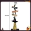 Chổi phù thủy Halloween có đèn CHEESELY, bằng gỗ có đế trang trí chổi phù thủy Halloween, Trang trí sân vườn ma chất lượng cao Chổi phù thủy có dơi cho bữa tiệc tại nhà Halloween