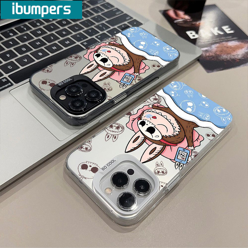 ibumpers Ốp Labubu iPhone Chống Bẩn Chống Sốc Ốp Điện Thoại IMD Cứng Trơn Cho Iphone 15 14 12 13 11 Pro Max