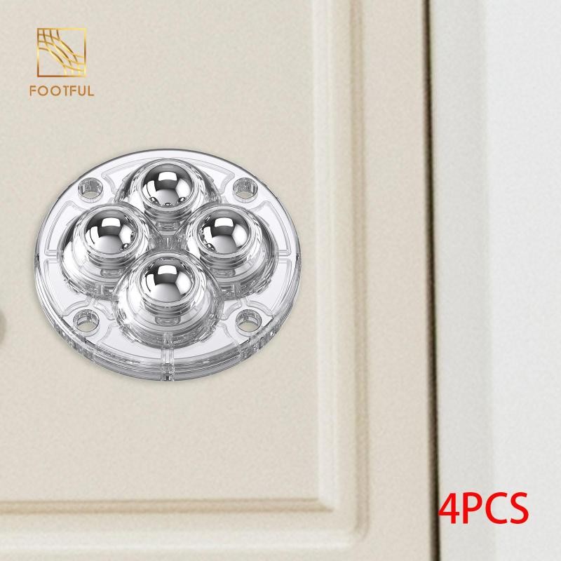 4 Bánh Xe Dính Bánh Xe 360 Đùi Tủ Nhà Nội Thất Ròng Rọc Bánh Xe Đa Năng Để Di Chuyển