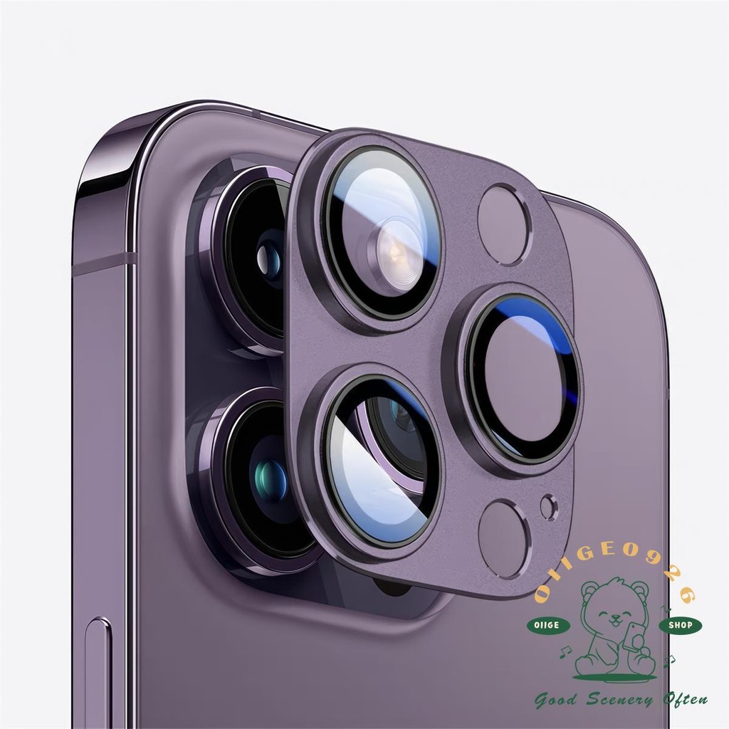 【 Phim ống kính iPhone16 】 Phim ống kính kim loại 4K màu sa mạc cho Iphone15 Pro Max 14 13 12 11 Plus Kính cường lực độ phân giải cao Thanh thứ hai