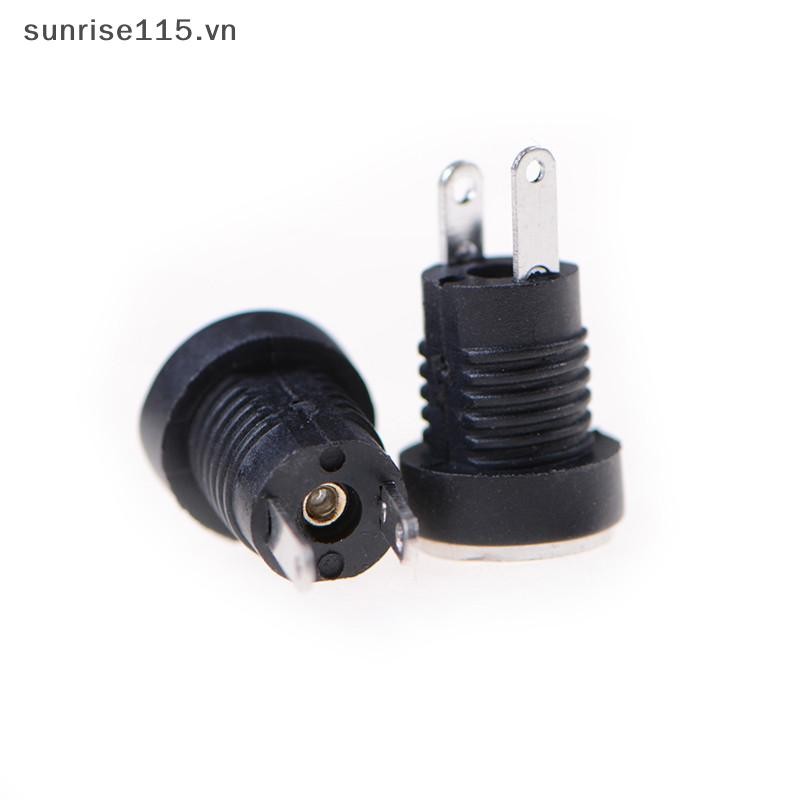 Srvn 10 Cái -022B Ổ Cắm Jack Cắm Nữ Bảng Điều Khiển Gắn Kết Nối 5.5 * 2.1mm.