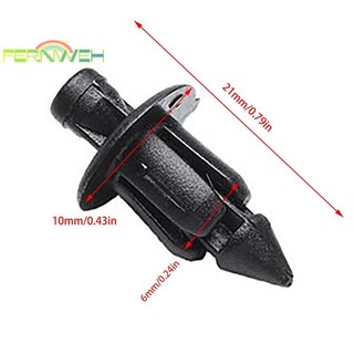 [Fernweh] 20 Chiếc 6 Mm Kẹp Chốt Đẩy Giữ Pin Đinh Tán Cho Xe Máy Nhựa Đinh Tán Fairing Kẹp Phụ Kiện Phần [MỚI]