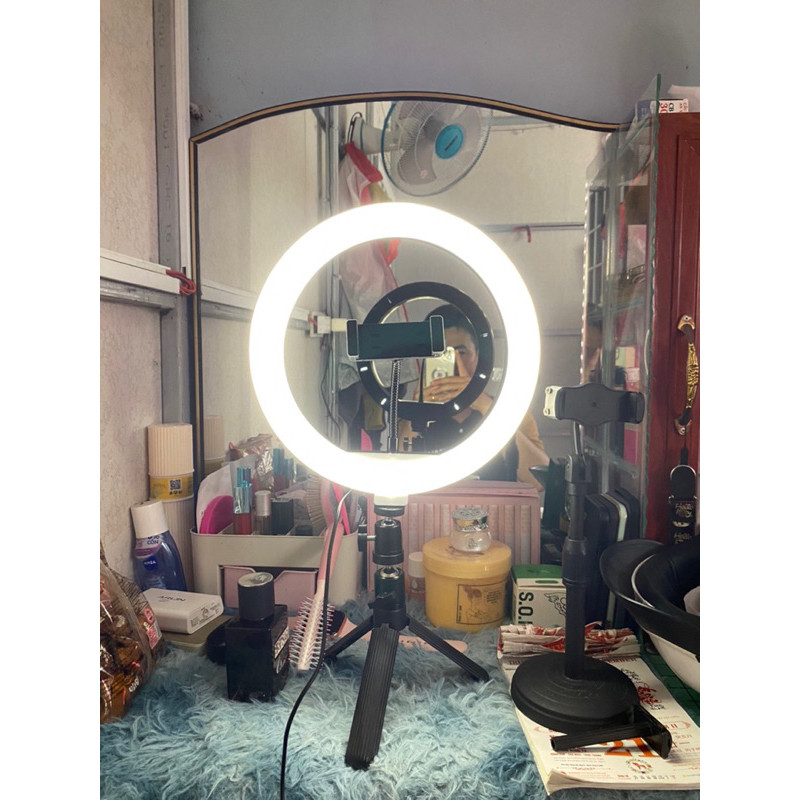 Bộ sản phẩm Đèn Livestream Size 26cm, 30cm Để Bàn, Make Up Trang Điểm, Chụp Ảnh, Bán Hàng Online,Bảo Hành 2 năm.