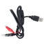 Niki 1m USB 5V Nam Dây Kiểm Tra Kẹp Dây Cáp Có Nút Chuyển Đổi Cho Đèn LED 5V Quạt Đồ Chơi Thiết Bị Điện Tử